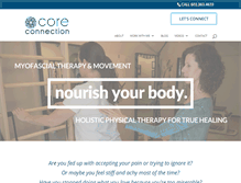Tablet Screenshot of coreconnectionpt.com